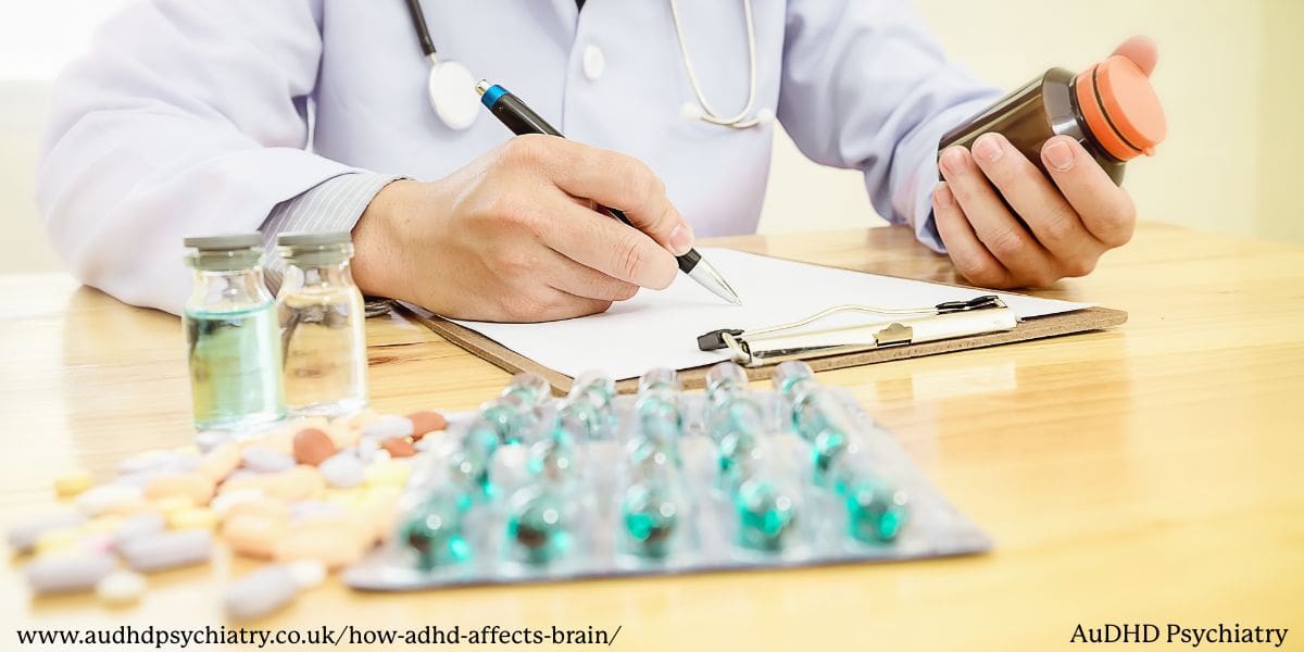 Doctor Listing Prescription for ADHD Medication