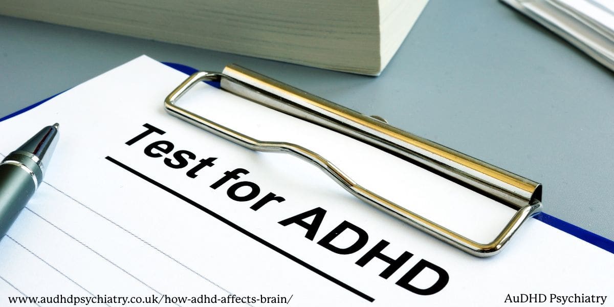 Clipboard with Test for ADHD 