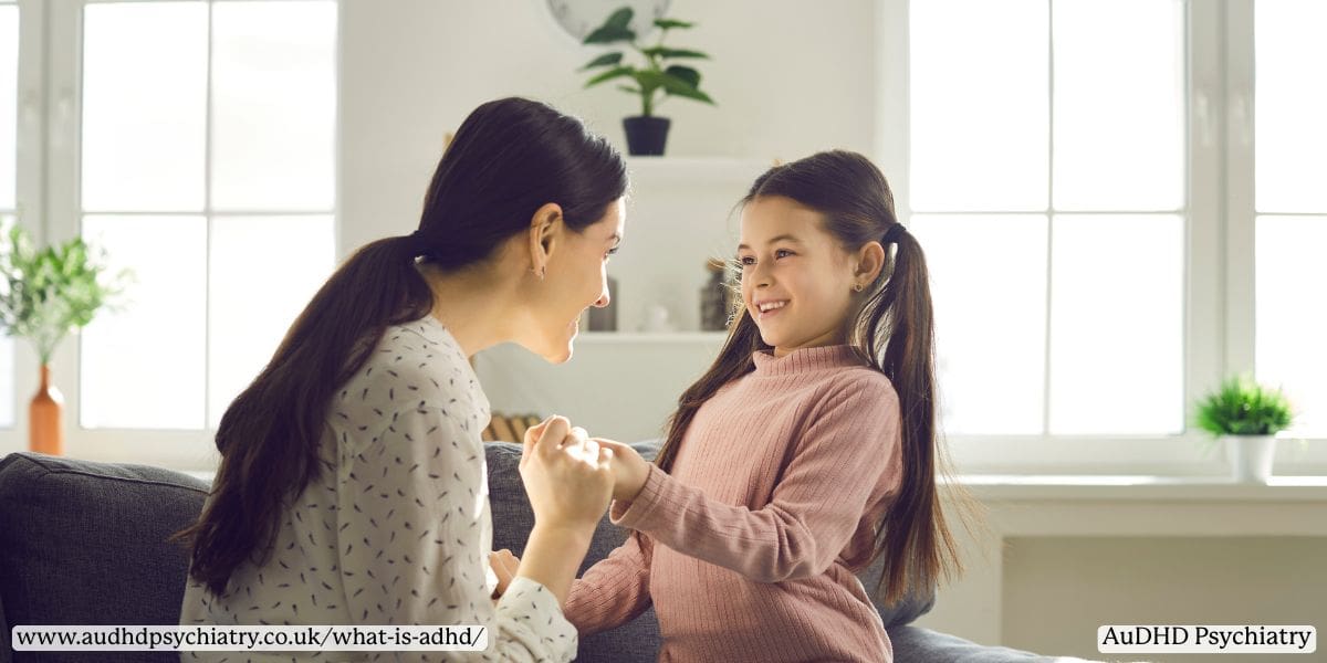 Mother Supporting Child with ADHD