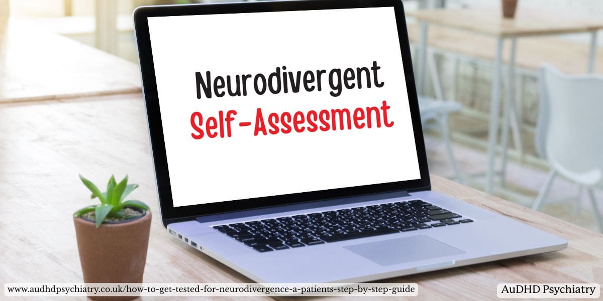 Self-Assessment for Neurodivergence Graphic