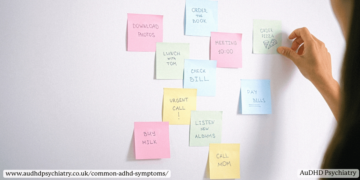 Sticky Notes as To Do List Stuck on the Wall