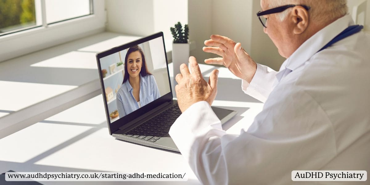 Discussing ADHD medication options during consultation