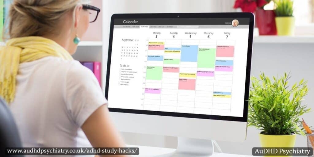 adhd-study-hacks-digital-calendar-routine