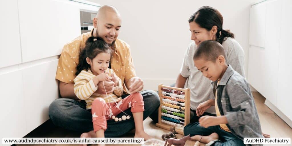 Family Playing Together - Parenting ADHD Kids