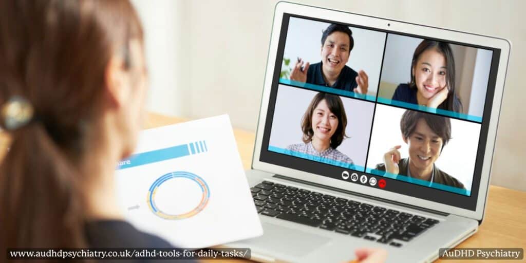 Online body doubling – virtual ADHD tools for daily tasks and accountability