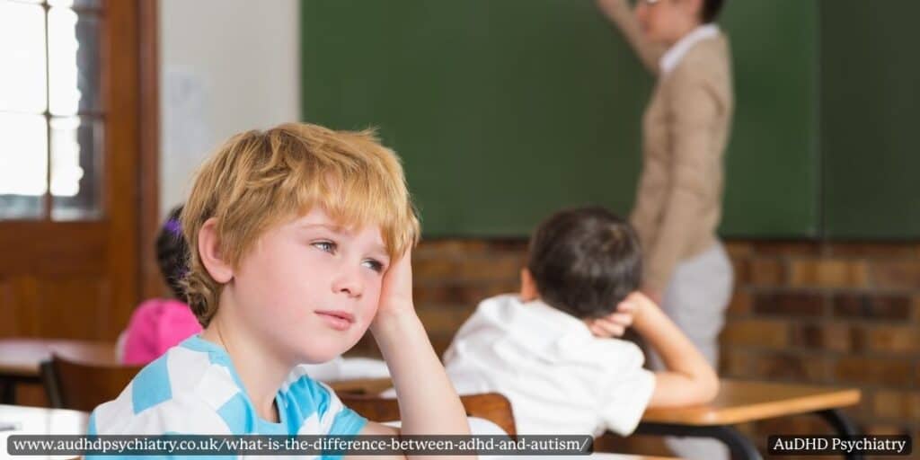 Child daydreaming in classroom – recognising attention challenges