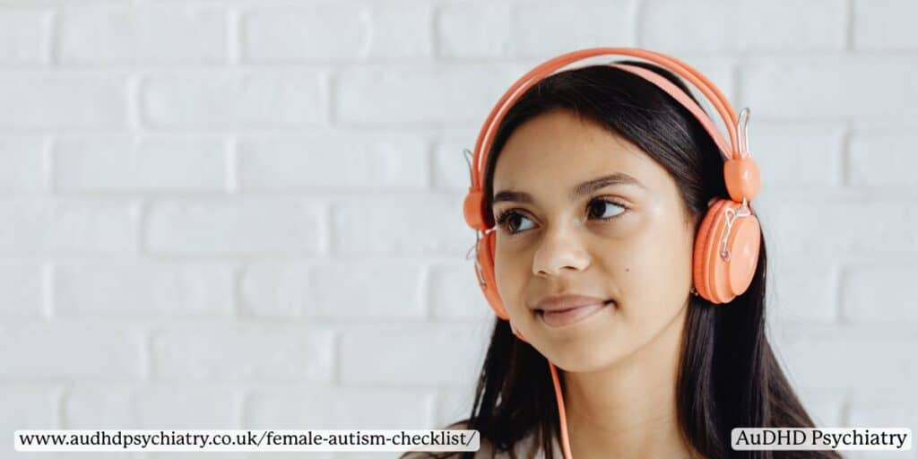 Teen girl with headphones – sensory processing and relaxation in female autism