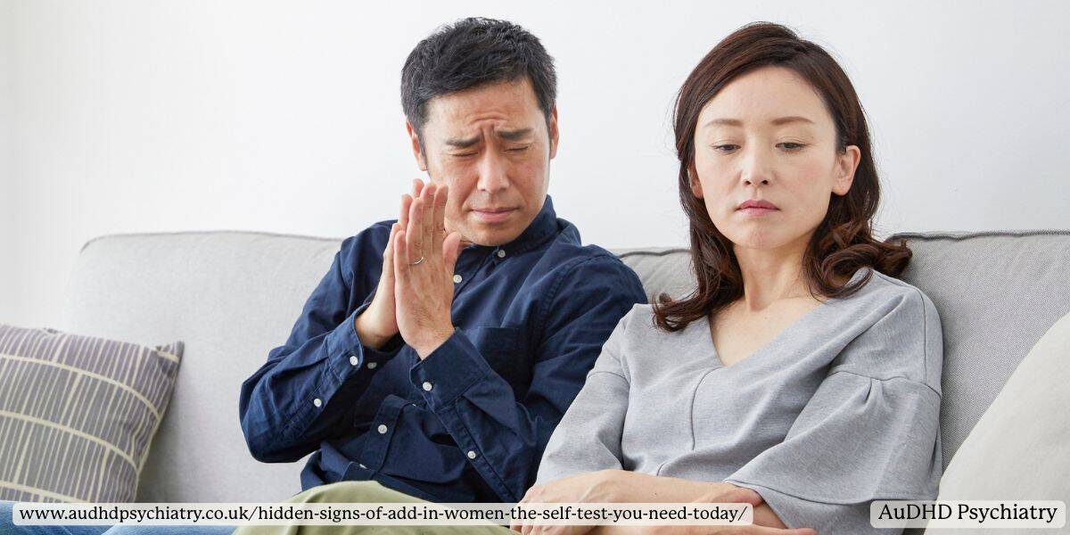Couple experiencing emotional tension linked to hidden signs of ADD in women